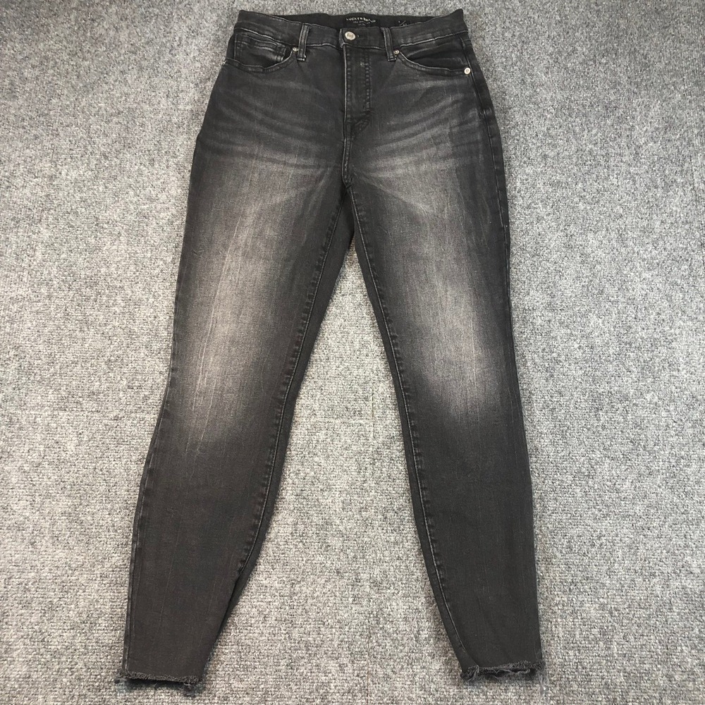 Lucky Brand Los Angeles Est 1990‎ Size 4/27 Ankle Black Wash Jeans